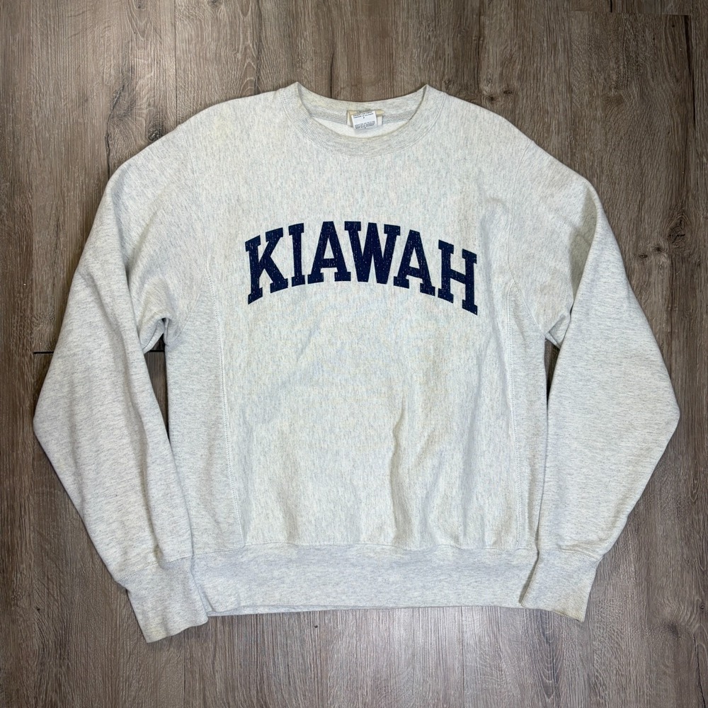 Kiawah Island Champion Small Reverse Weave Sweatshirt Pullover Heather
